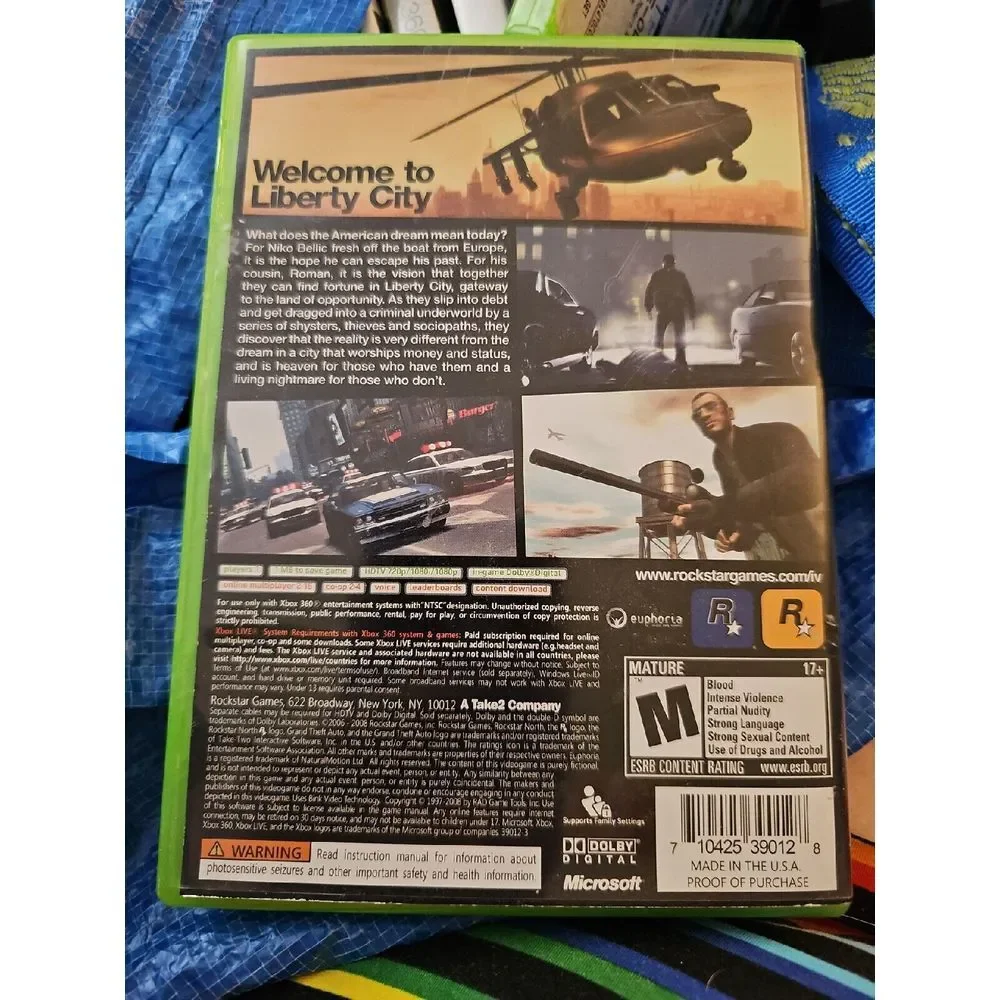 Grand Theft Auto‎ IV (Xbox 360, 2008)
